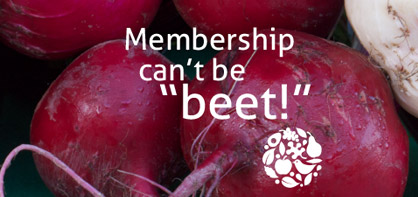 Membership can't be beet!